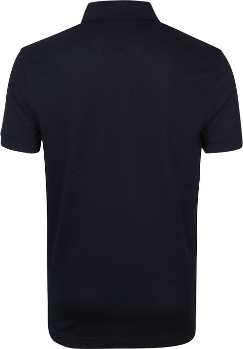 Tommy Hilfiger Poloshirt Regular Donkerblauw Product / Achterkant