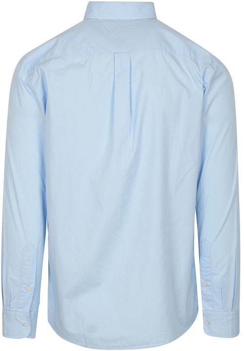 Tommy Hilfiger Poplin Overhemd Flex Lichtblauw Product / Achterkant