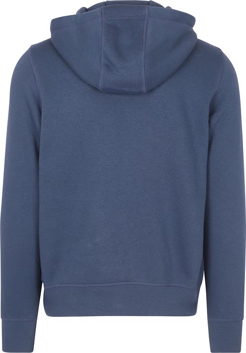 Tommy Hilfiger Sweat à Capuche Core Bleu Mid Product / Achterkant