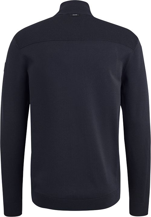 Cardigan Vanguard Viscose Bleu foncé Product / Achterkant