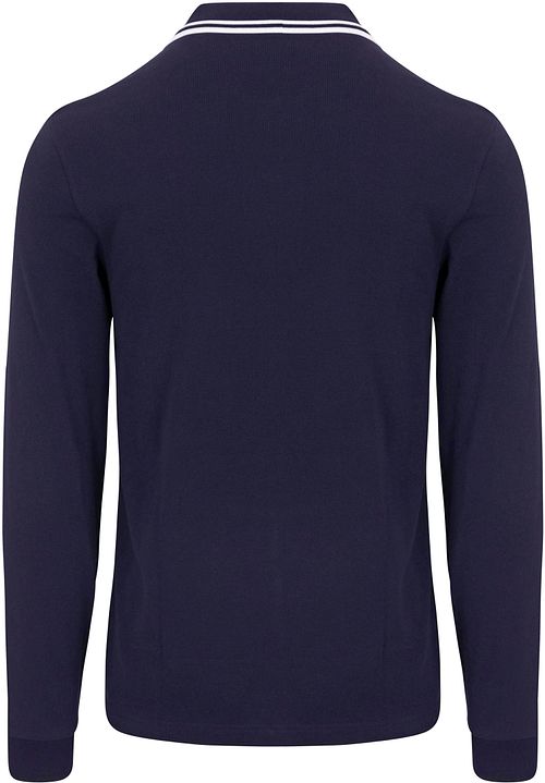 Fred Perry Longsleeve Polo w kolorze navy 238 Product / Achterkant