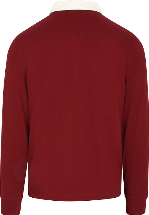 Gant Heavy Rugger Polo Piqué Rouge Product / Achterkant