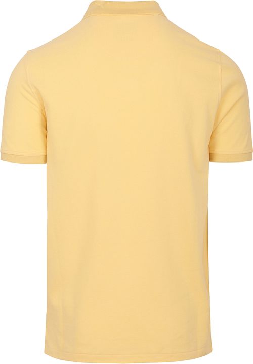 King Essentials The Rene Poloshirt Geel Product / Achterkant