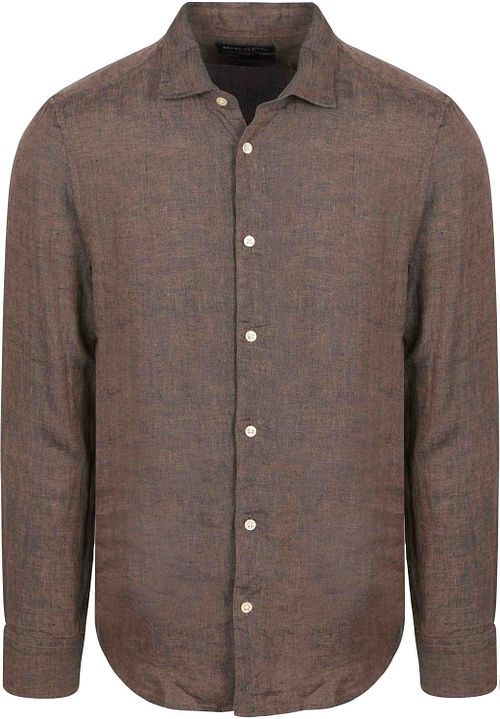 Marc O'Polo Overhemd Linnen Bruin Product