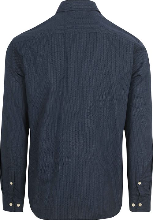 Marc O'Polo Skjorte Med Print i Marineblå Product / Achterkant