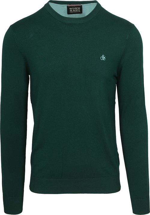 Scotch and Soda Essential Pullover Donkergroen Product