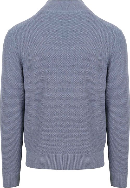 Suitable Structure Half Zip Pullover Blue Product / Achterkant