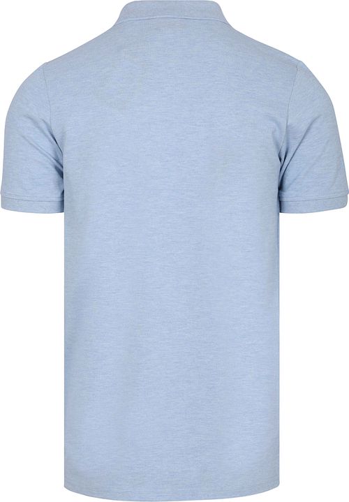 Suitable Polo Shirt MEL Pique Sky Blue Product / Achterkant