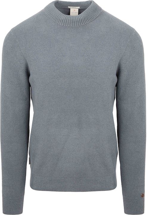 Cast Iron Trui Knitted Storm Blauw Product