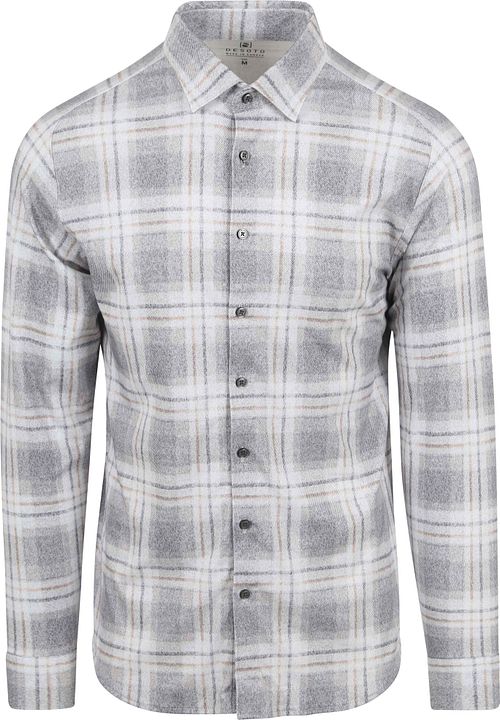 Desoto Chemise A Carreaux Gris Product