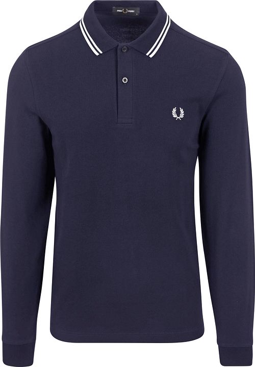 Fred Perry Langarm-Polo Dunkelblau 238 Product