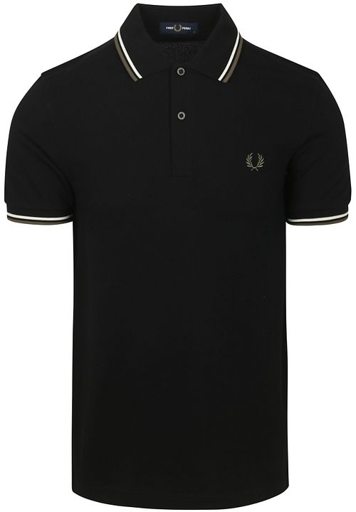 Fred Perry Polo Twin Tipped M3600 Sort W54 Product
