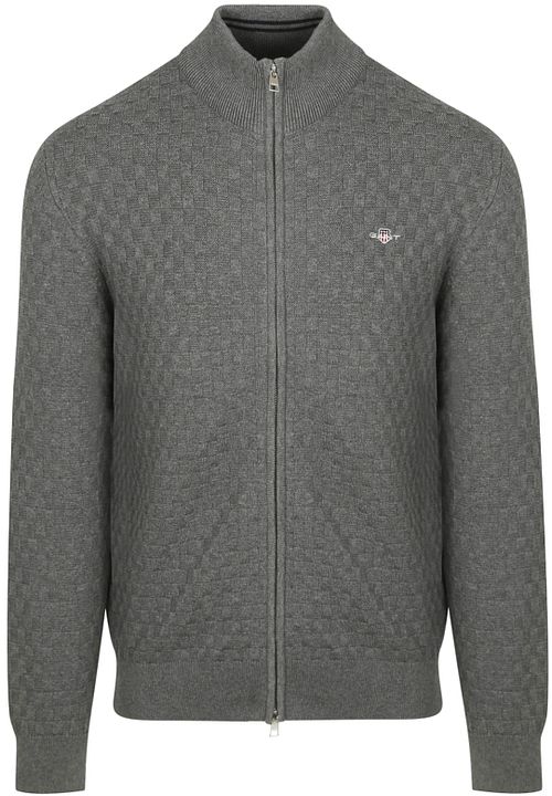 Gant Väst Textur Grå Product