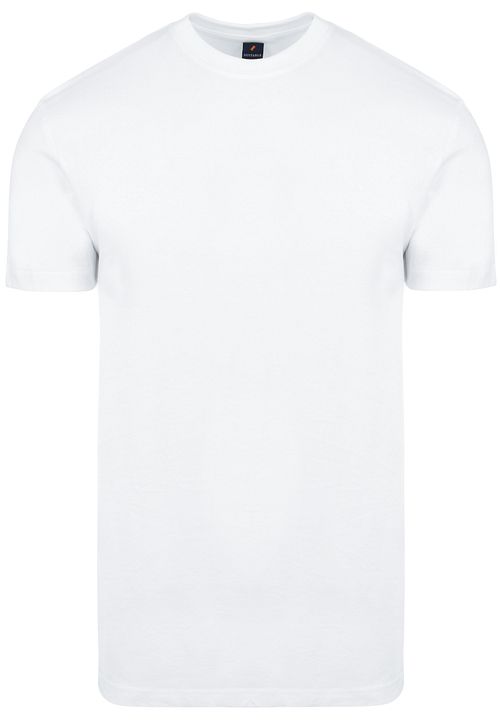 Suitable Obra T-shirt Høj Rund Hals Hvid 2-Pack Product