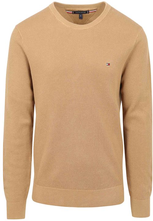 Maglione strutturato Tommy Hilfiger marrone Product