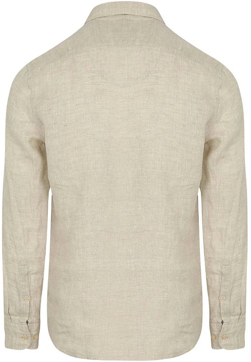 Marc O'Polo Skjorte Ecru Linned Product / Achterkant