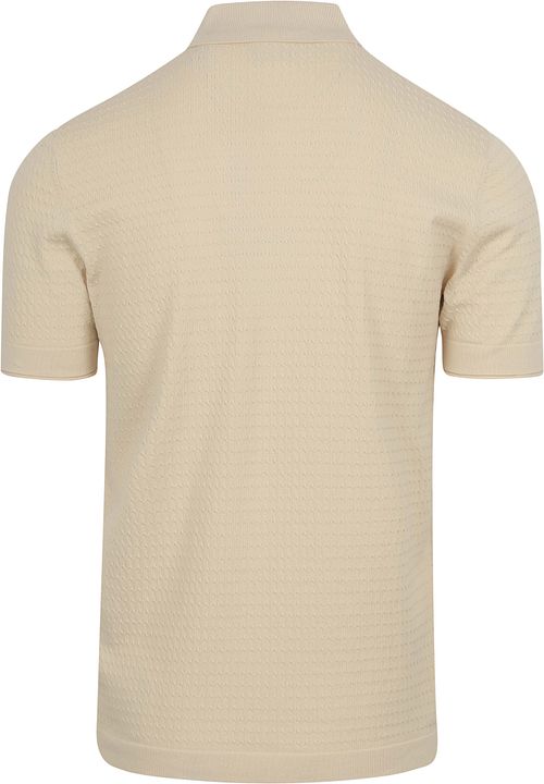 No Excess Shirt Structuur Ecru Product / Achterkant