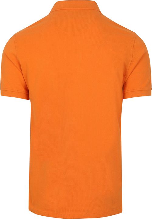 Steppin' Out Polo Piqué Klassisk Orange Product / Achterkant