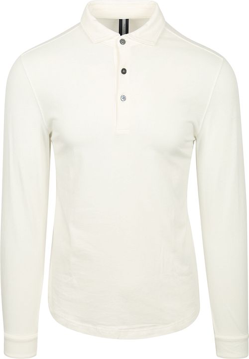 Profuomo Polo z długim rękawem Off White Product