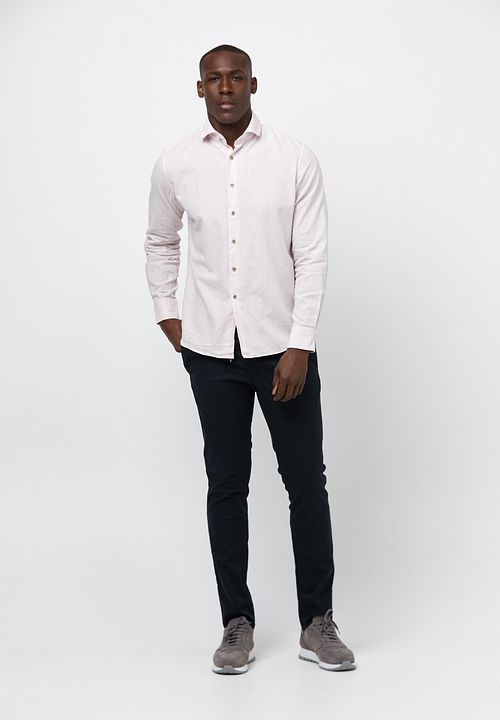 Profuomo Skjorta i Linned Rosa Model / Voorkant