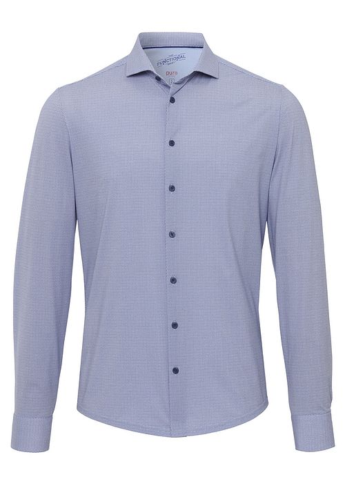 Pure The Functional Shirt Print Blauw Product