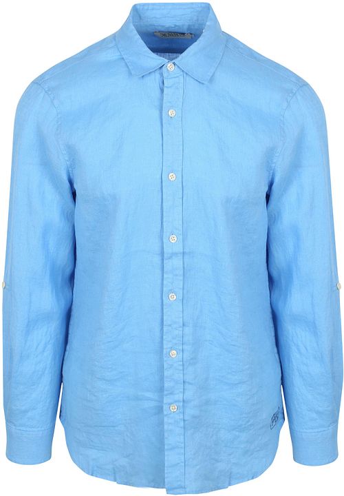 Scotch and Soda Linned Skjorte Blå Product