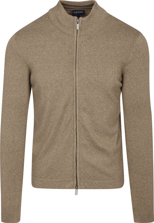 Suitable Cardigan Laine Cadir Sable Product