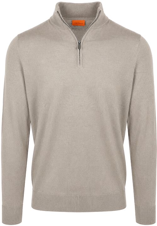 Suitable Merino Half Zip Sweater Bright Taupe
