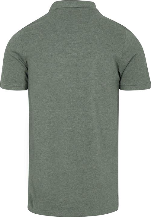 Suitable Polo MEL Piqué Vert Product / Achterkant