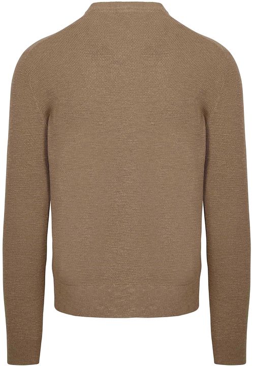 Suitable Trui Structuur Taupe Product / Achterkant