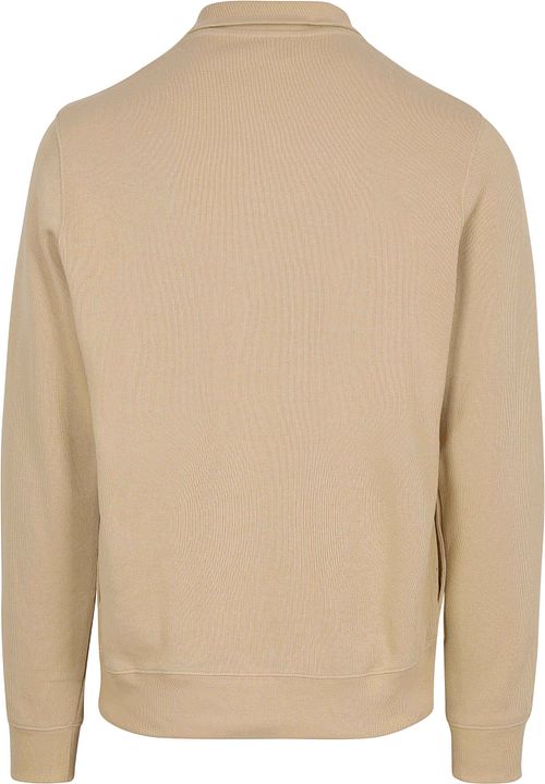 Sweter Lacoste z zamkiem w kolorze beżowym Product / Achterkant