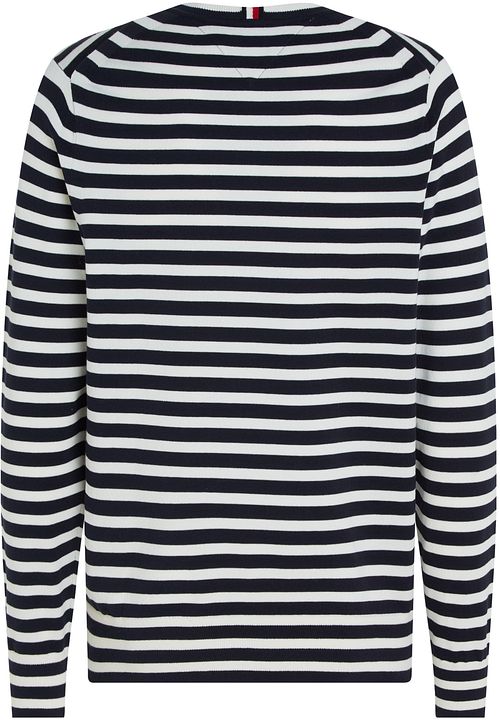 Sweter Tommy Hilfiger w paski granatowy Product / Achterkant