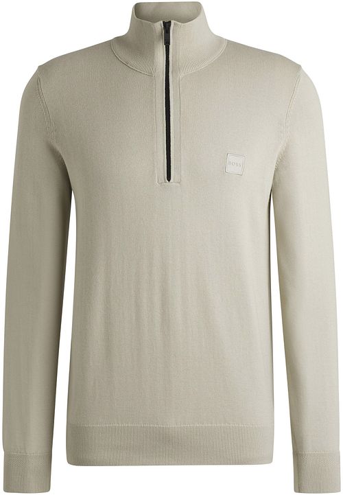 BOSS Kanobix Half Zip Trøje i Ecru Product