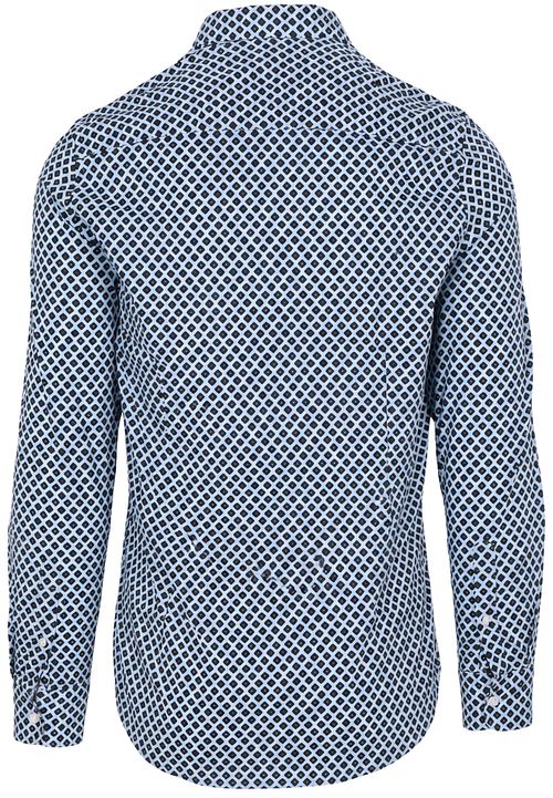 NZA camicia button-down Motu in popeline azzurro Product / Achterkant
