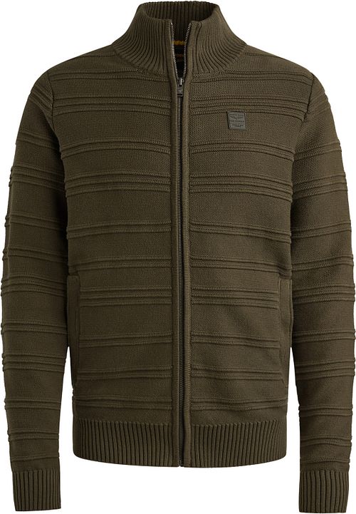 PME Legend Cardigan Structure Knit Beluga Green