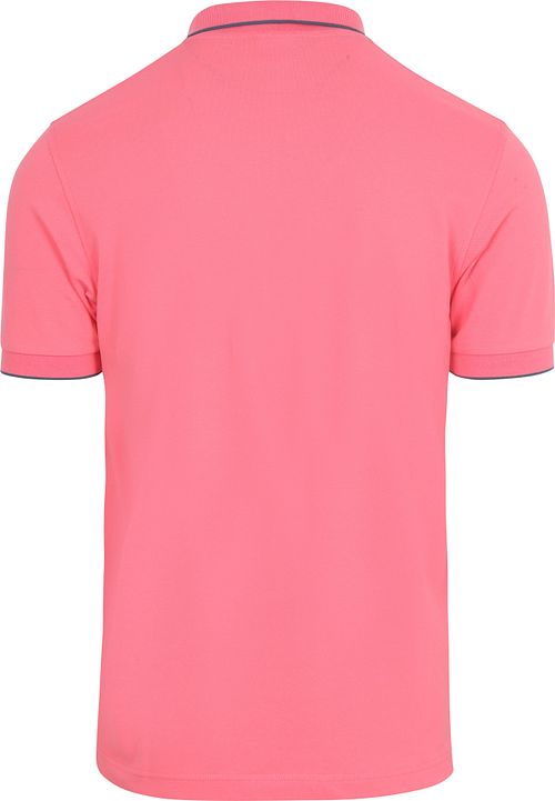 Sun68 Polo Petites Rayures Collar Rose Product / Achterkant