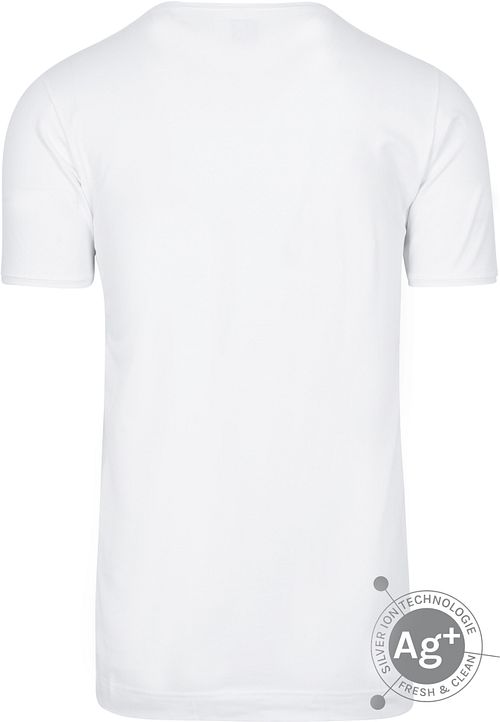 Alan Red T-shirt Osaka Vit Product / Achterkant