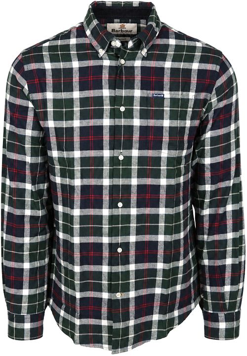 Barbour camicia Fortrose tartan Evergreen Product