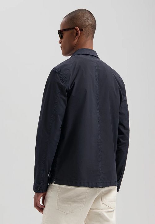 Dstrezzed Maverick overshirt, navy Model / Achterkant