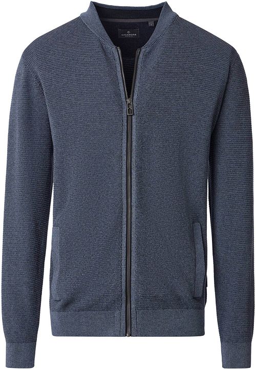 Casa Moda Strickjacke Zip Structure Dunkelblau Product