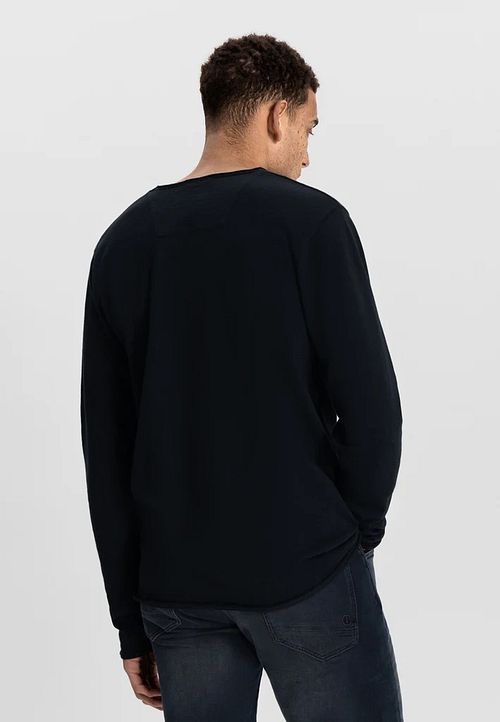 Dstrezzed Newman T-Shirt czarny Model / Achterkant