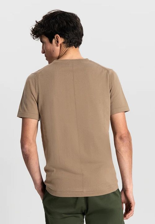 Dstrezzed Strikket skjorte Brun Model / Achterkant