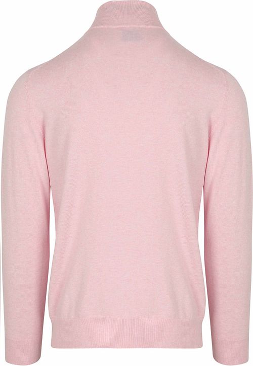 Gant Half Zip Trui Lichtroze Product / Achterkant