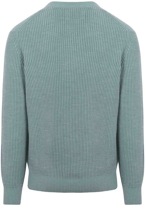 Jersey Marc O'Polo mezcla de lana azul acero Product / Achterkant
