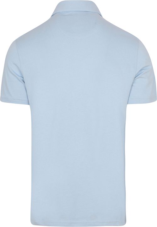 KING Essentials Det James Poloshirt Lyseblått Product / Achterkant