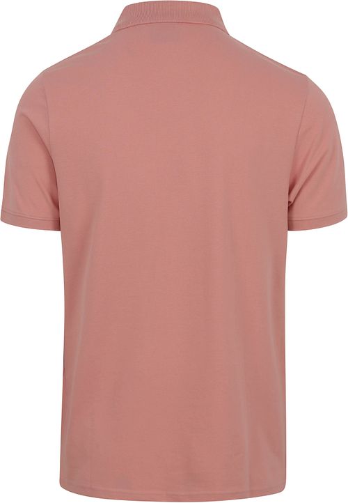 Lyle and Scott Polo Plain Roze Product / Achterkant