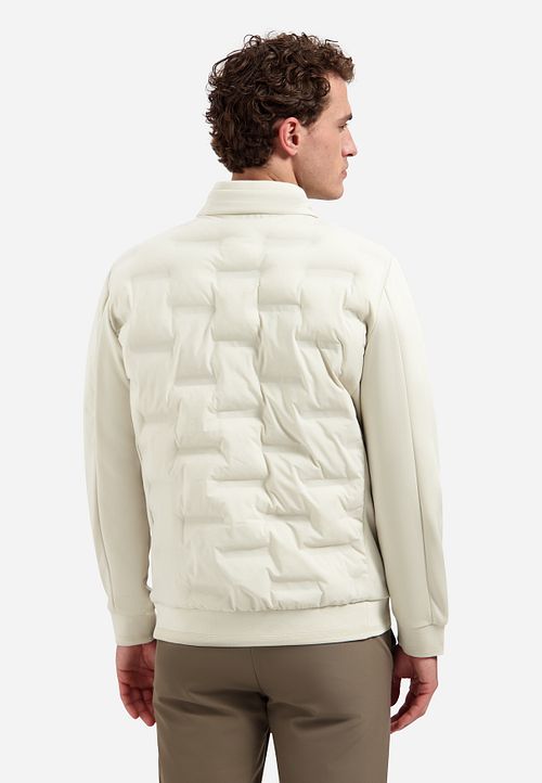 No Excess Veste Knitted Sleeve Off-White Model / Achterkant