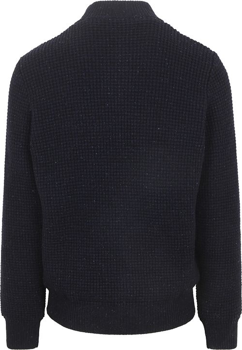 NZA Cardigan Wool Mix Dominick Navy Product / Achterkant