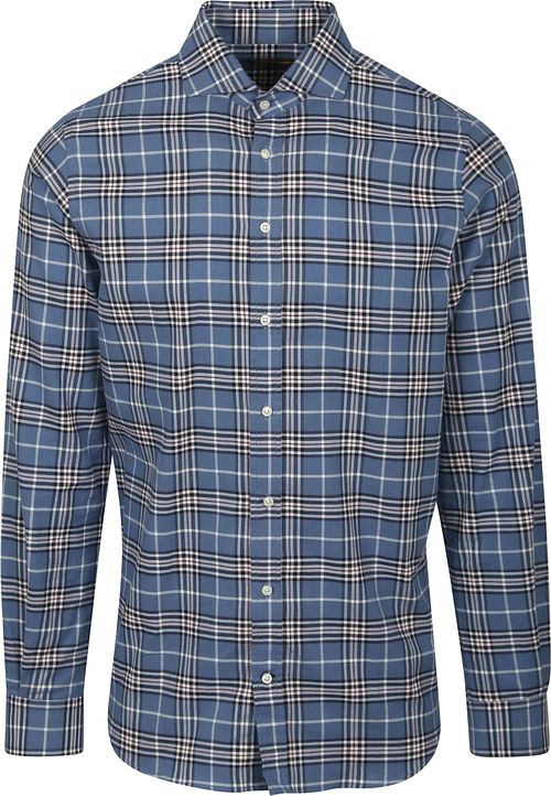 Steppin' Out Flanel Hemd Ruit Blauw Product