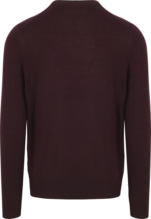 Suitable Merino Tröja Bordeaux Product / Achterkant